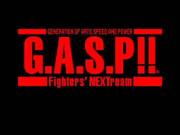 G.A.S.P!! Fighters' NEXTream (Europe) screen shot title